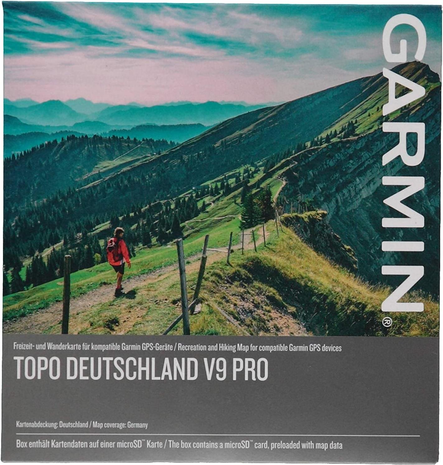 Garmin TOPO Germany v9 PRO 010-11288-07 Hiking Map Outdoor Map Bicycle Geocaching Ski Hiking Germany