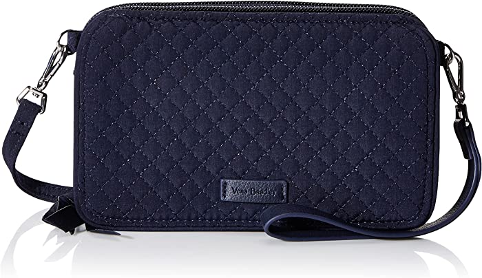 Vera Bradley Microfiber All in One Crossbody Purse with RFID Protection