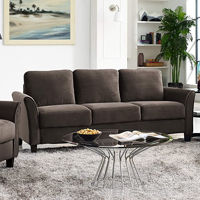 LIFESTYLE SOLUTIONS Austin Sofas, 80.7" W x 31.1" D x 32.3" H, Coffee