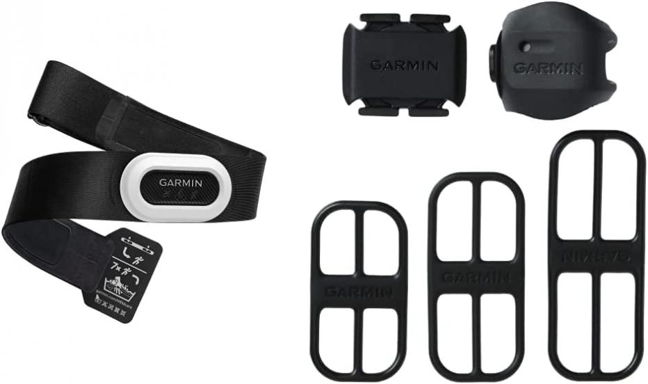 Garmin HRM-Pro Plus, Premium Chest Strap Heart Rate Monitor, Captures Running Dynamics, Transmits via ANT+ and BLE & Speed Sensor 2 and Cadence Sensor 2 Bundle, Bike Sensors