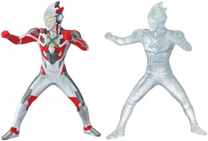 Banpresto Ultraman X Heroic Statue Ultraman X PVC Figure Figurine 16cm 2set