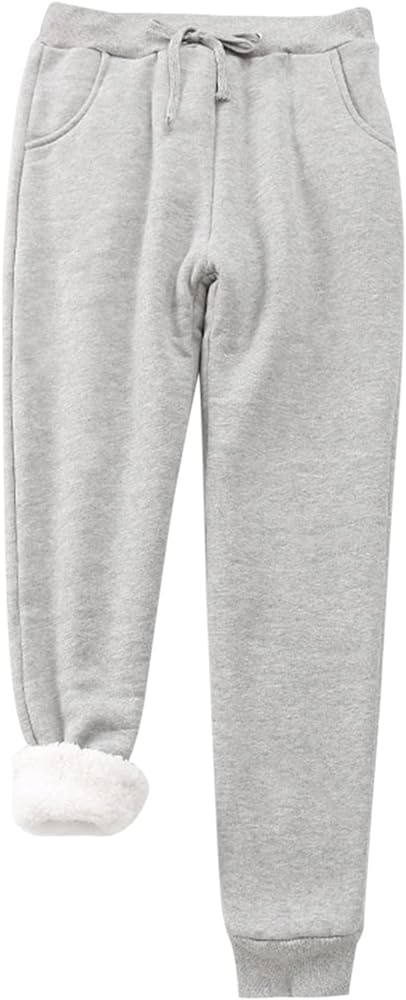 Women's Winter Fleece Pants 2024 Warm Sherpa Lined Sweatpants 2024 Active Running Jogger Pant Plus Size Trousers Bottoms