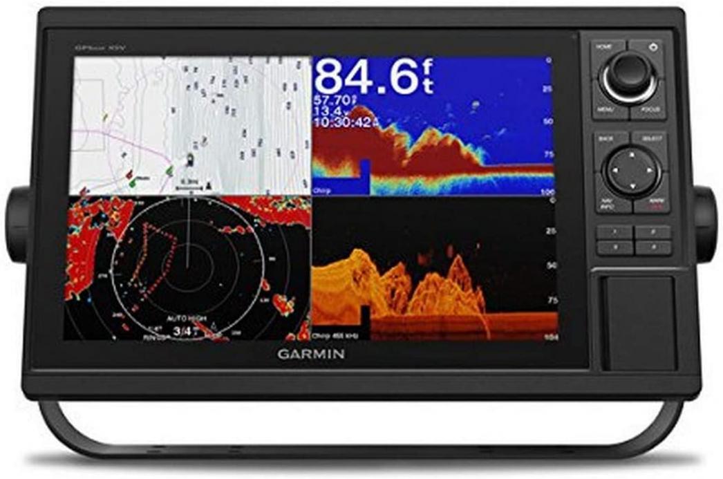 Garmin GPSMAP 1242xsv, SideVu, ClearVu and Traditional Sonar with Mapping, 12", 010-01741-03