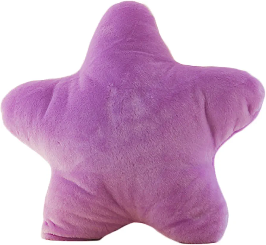 Star Pillow Plush Purple, Stuffed Star Shaped Pillow Cute Toy for Kids 15.7 inch