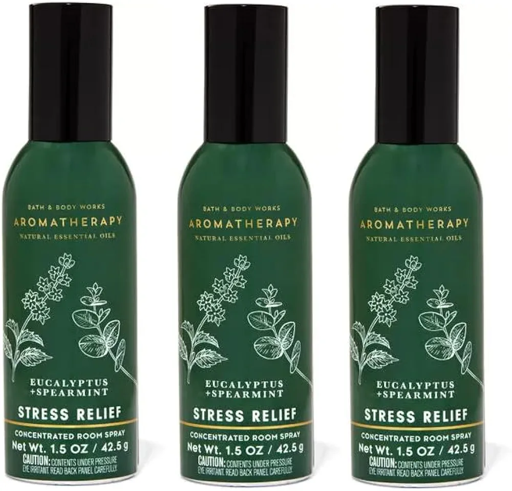 Eucalyptus Spearmint Concentrated Room Spray by Bath + Body Works - Pack of 3