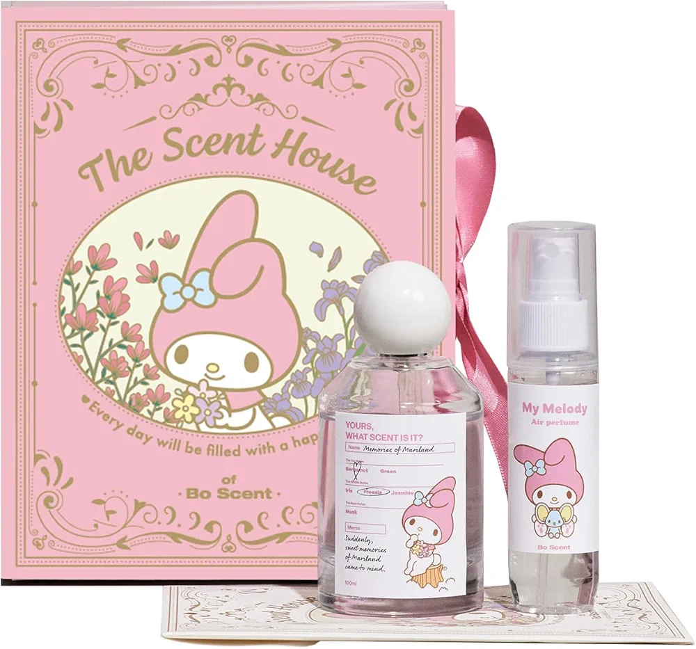 Sanrio My Melody Air Freshener for Home and Bathroom Room and Air Freshener Spray Set Home Fragrance 3pc Set