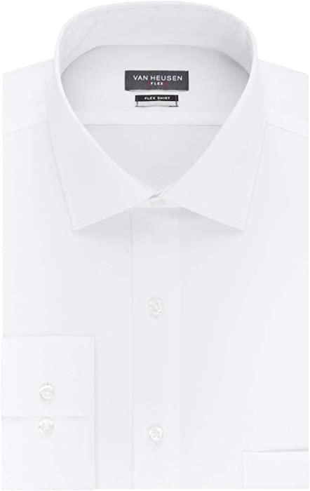 Van Heusen Men's TALL FIT Dress Shirt Flex Collar Stretch Solid (Big and Tall)