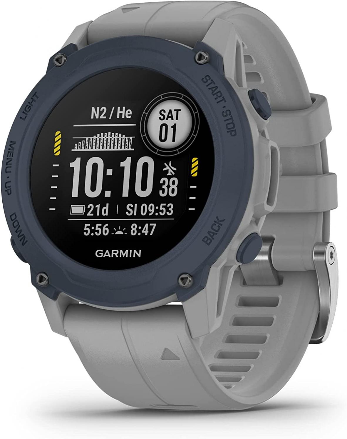 Descent™ G1, Rugged Dive Computer, Multiple Dive Modes, Activity Tracking, Powder Gray