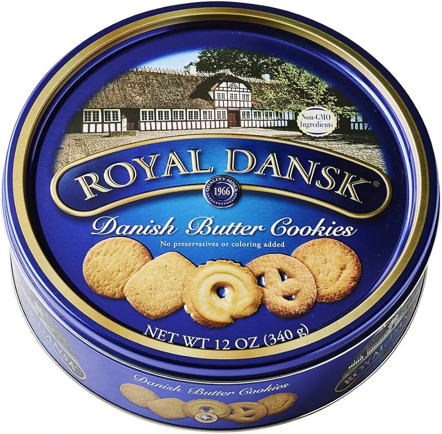 Royal Dansk Danish Cookie Selection, No Preservatives or Coloring Added, 12 Ounce