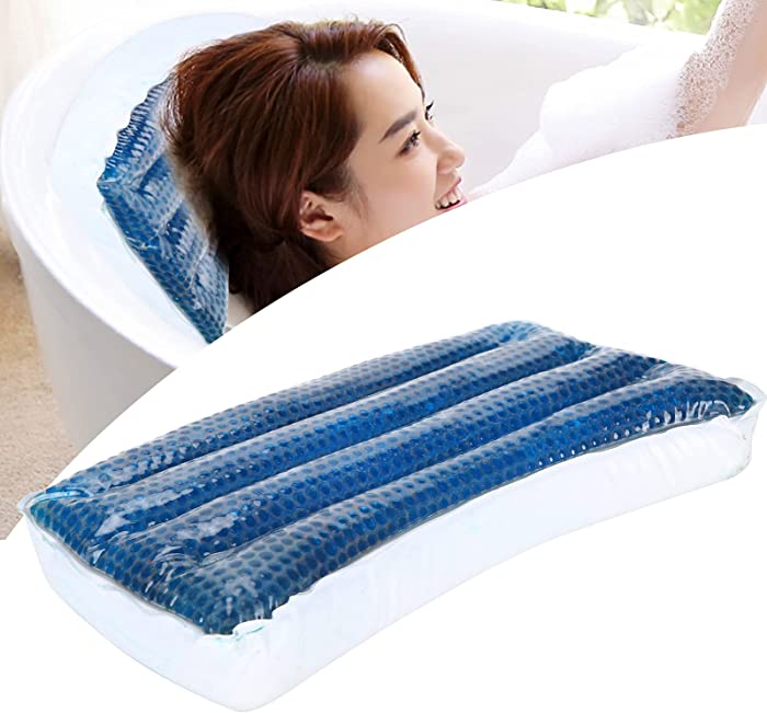 Quick Dry Bath Pillows,Spa Bath Tub Pillow,Neck Support Bathtub Pillow, Ergonomic Bath Pillows,Bathtub Pillow with Anti-Slip Suction Cups,Bathtub Spa Pillow,for Tub Bath