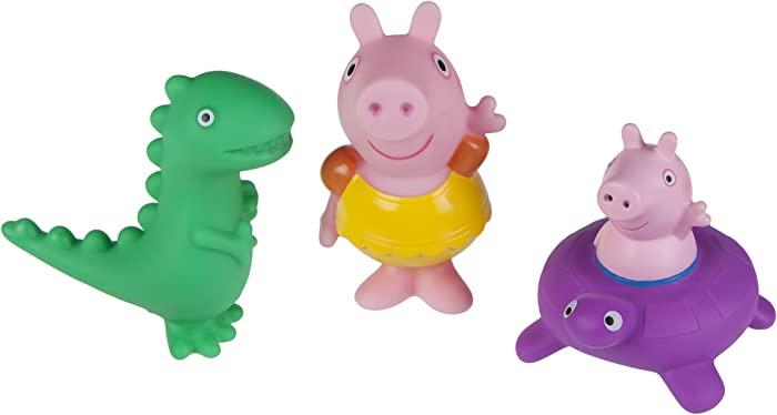 Peppa Pig Bath Squirters: Peppa, George, Dino