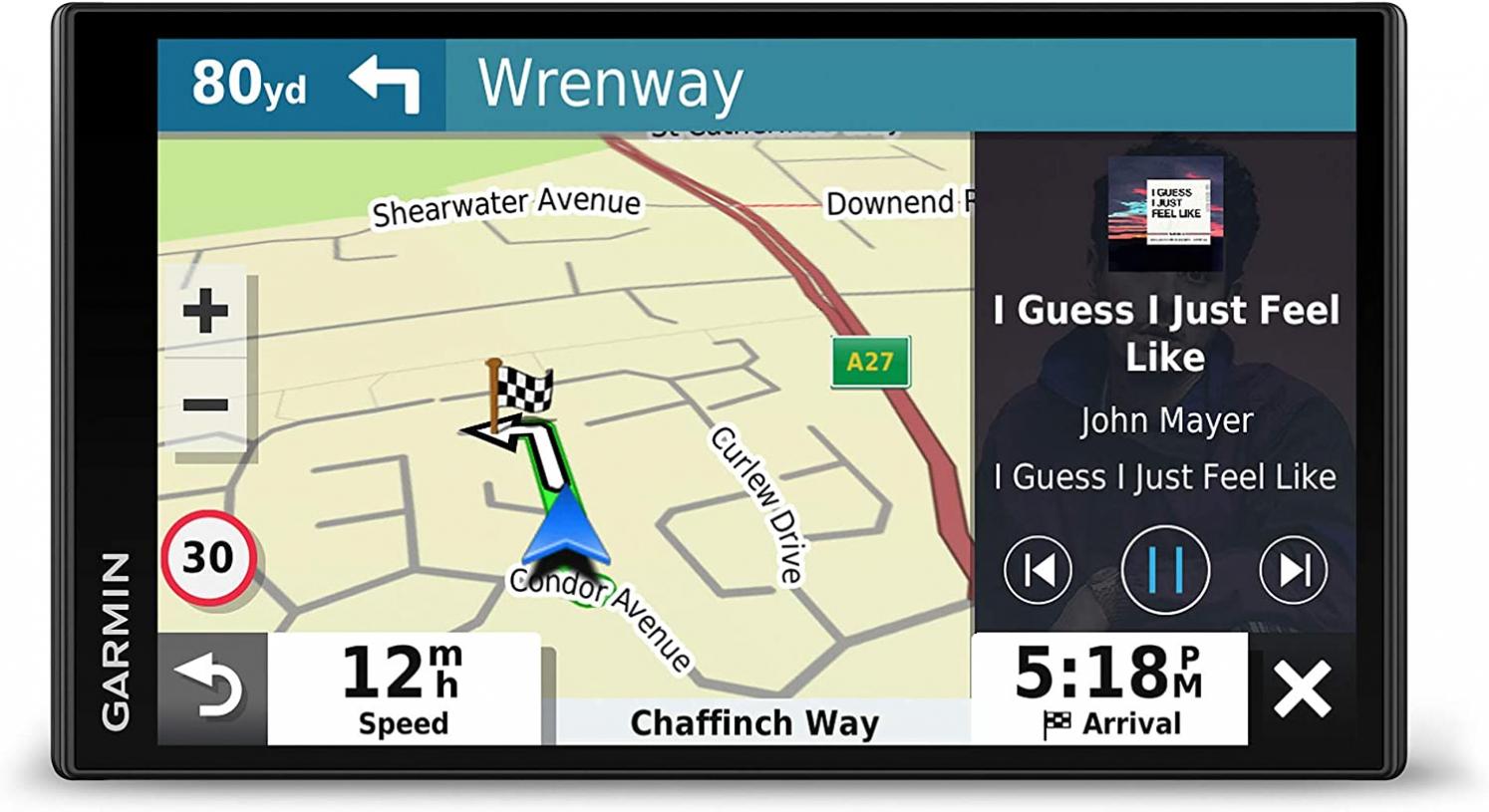 Garmin DriveSmart 65 MT-S with Amazon Alexa, 6.95 Inch Sat Nav with Alexa Built-in, Edge-to-Edge Display, Full Europe Map Updates, Live Traffic, Hands Free Calling, Voice Commands and Smart Features