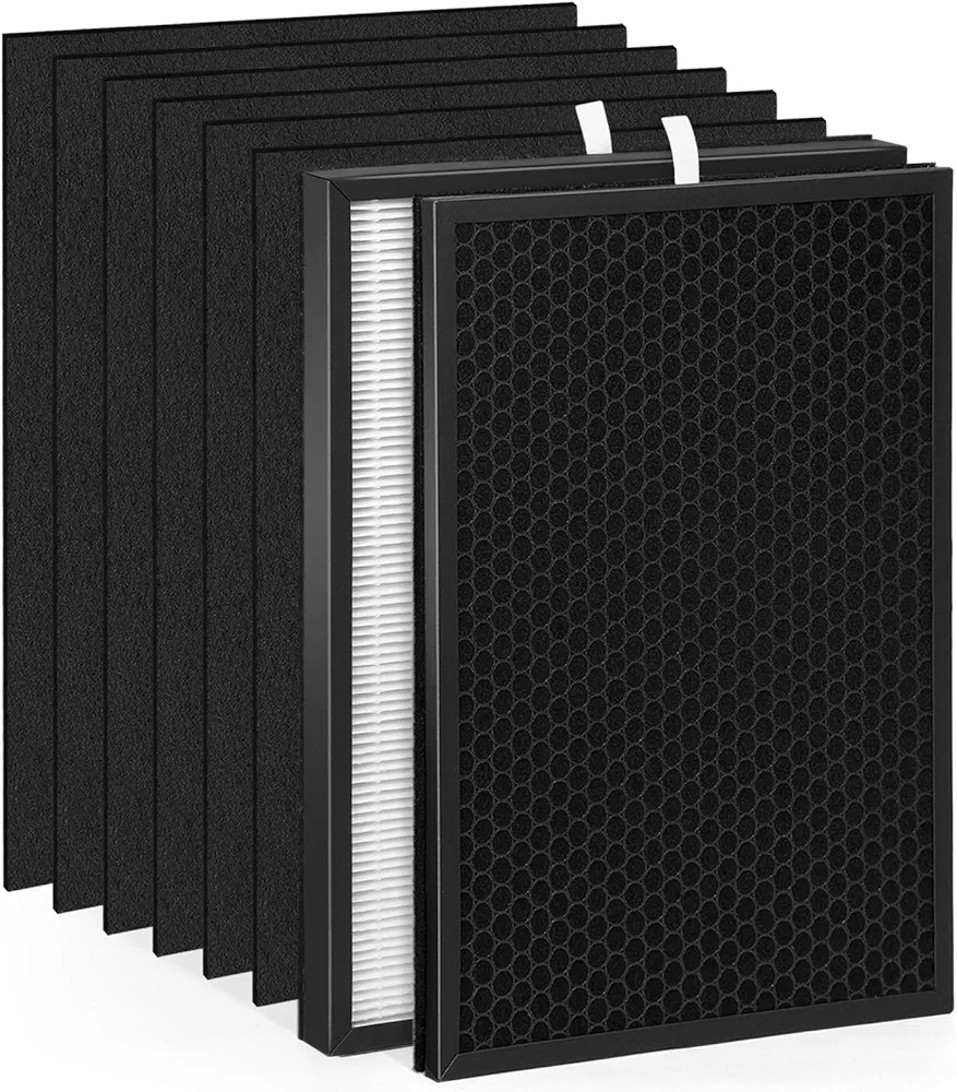 OV200 Replacement Filter-Compatible with Oransi OV200 Air Purifier Filtert, OV200 Filter Replacement Consists Aof 1 HEPA Filter,1Activated Carbon Filter and 6Extra Pre-Filter,Part # RF200