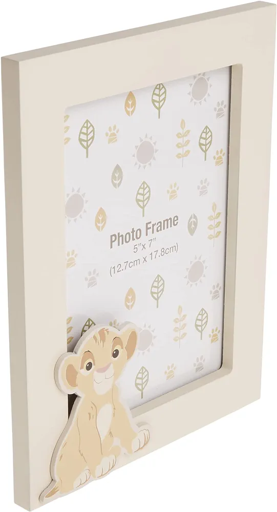 Disney Lion King Picture Frame with Character , 5x7 Inch (Pack of 1)