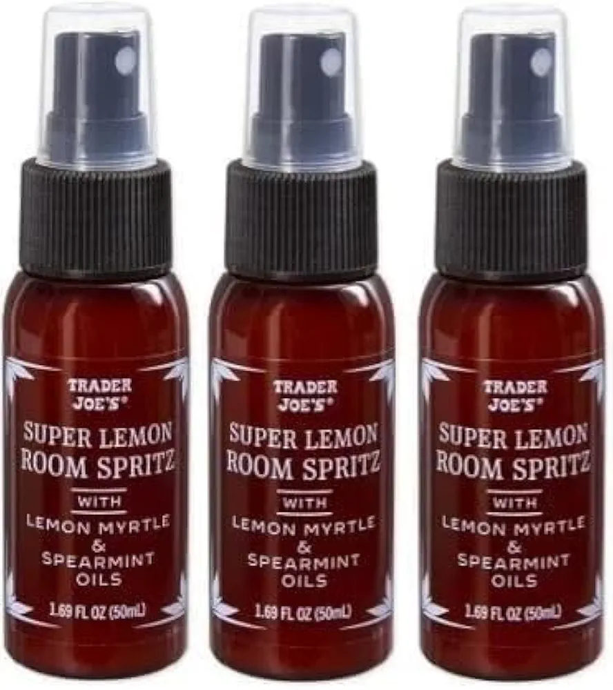 Trader Joe's Super Lemon Room Spritz Spray Lemon Myrtle & Spearmint Oils