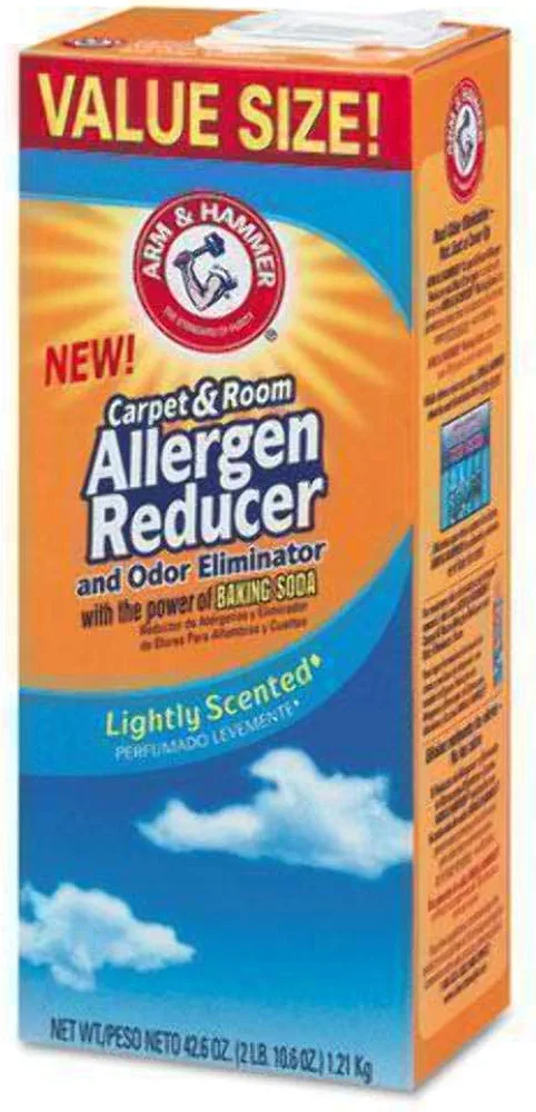 Arm & Hammer CDC 84113 42.6 oz Carpet And Room Allergen Reducer And Odor Eliminator Powder, Shaker Box