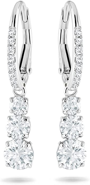 Swarovski Women's Attract Trilogy Crystal Necklace and Earrings Collection